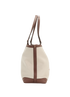 Craft Tote, &pound;495, Handbags, Brown/Cream, Canvas, Side view